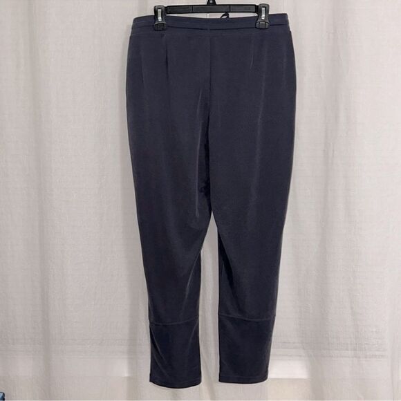 J.Jill M Pure Jill Indigo Blue Sand Washed Relaxed Fit Pull-on Drawstring Pants - Picture 5 of 15